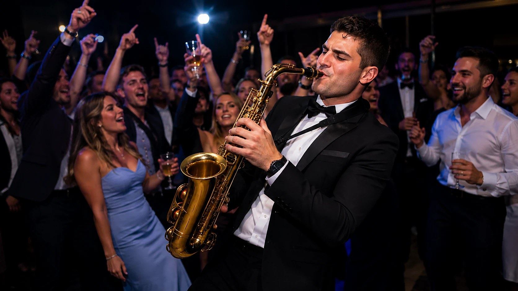 Live Saxophone Adelaide wedding performance, Double Trouble Entertainment
