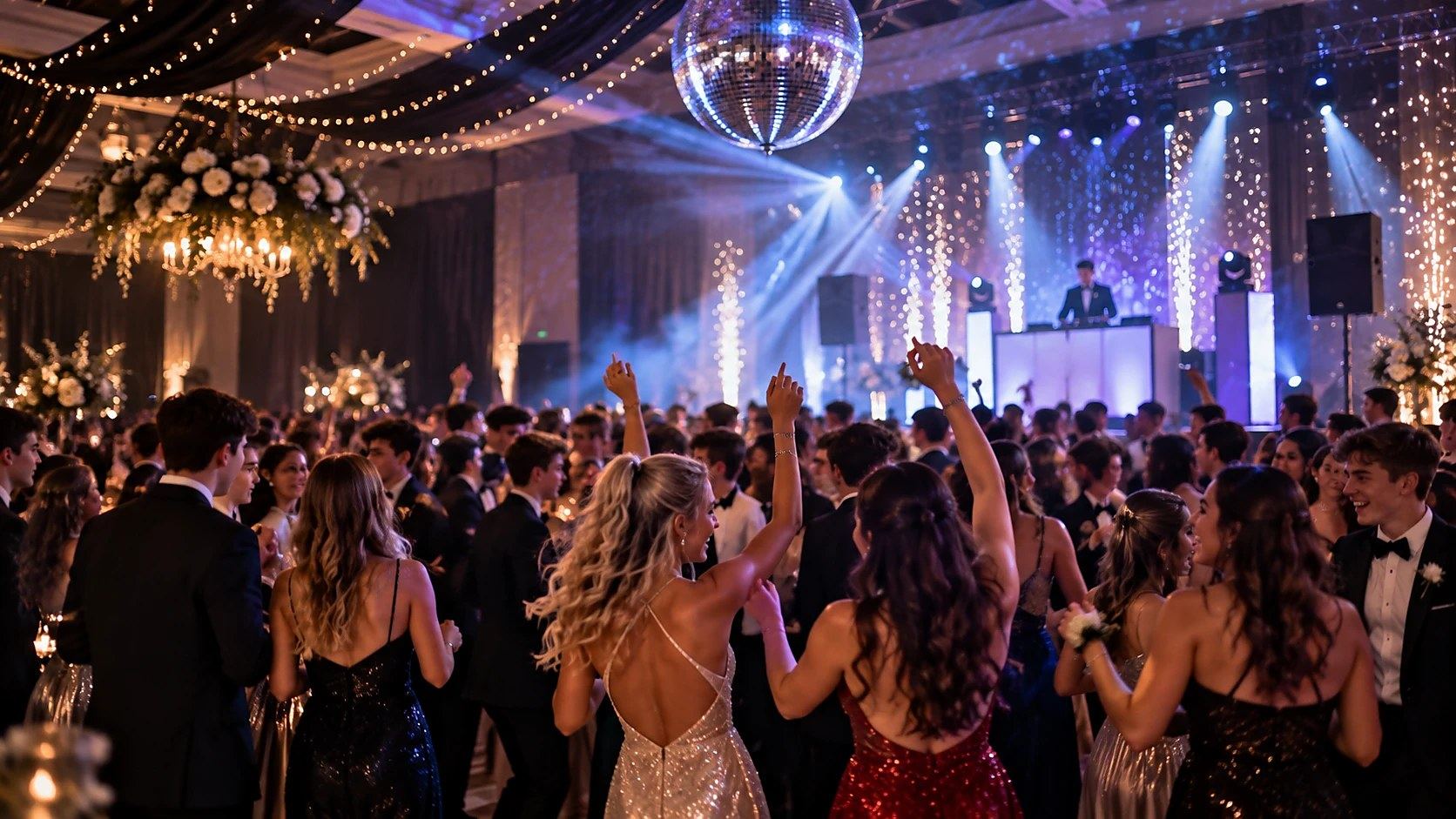 DJ performing at an outdoor Adelaide backyard wedding dancefloor, Double Trouble Entertainment